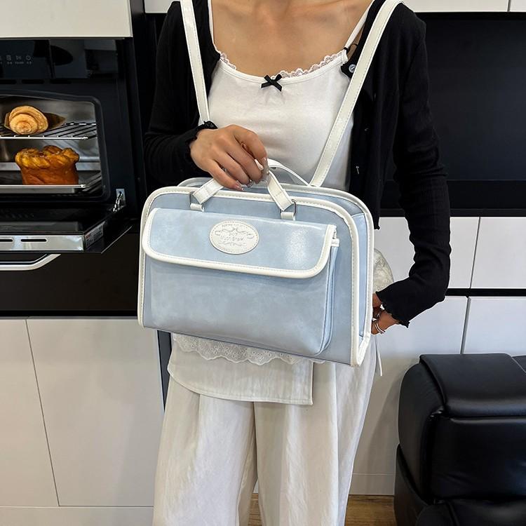 Handbag Bag Women's New Fashionable Retro Small Square Bag Texture Popular Double Shoulder Messenger Bag