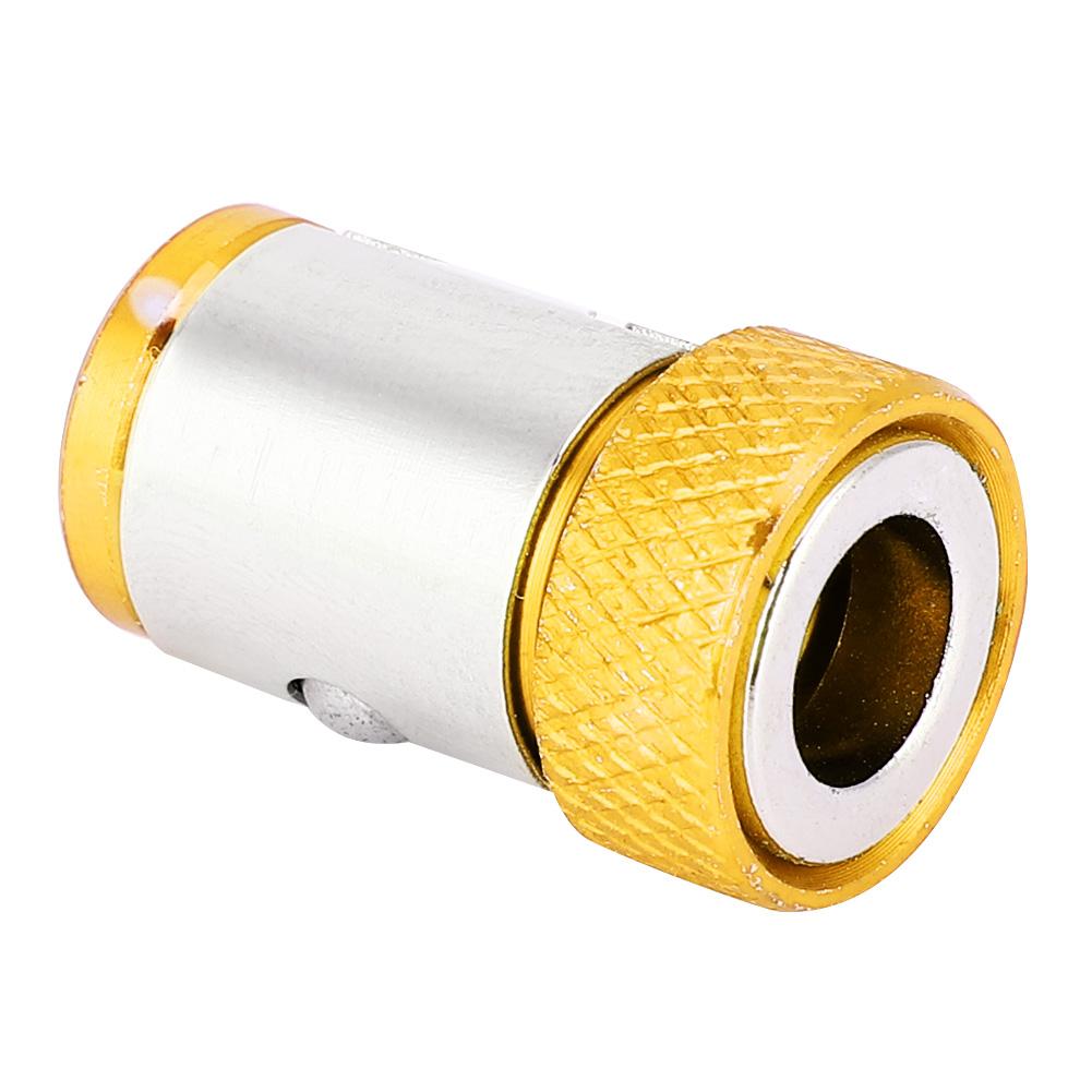 

5 шт. Магнитное кольцо для отвертки, противоскользящие аксессуары из алюминиевого сплава(желтый) жёлтый