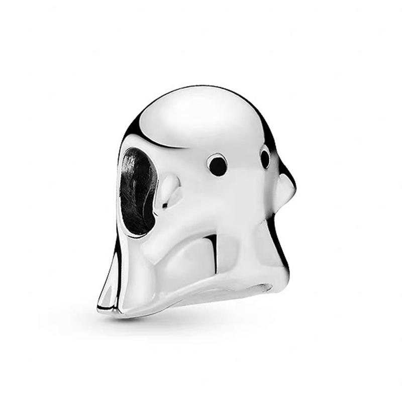 Diy Ghost Pumpkin Head Halloween Series Charm Bead Pendant Applicable To Original European Plating Copper Jewelry Gift