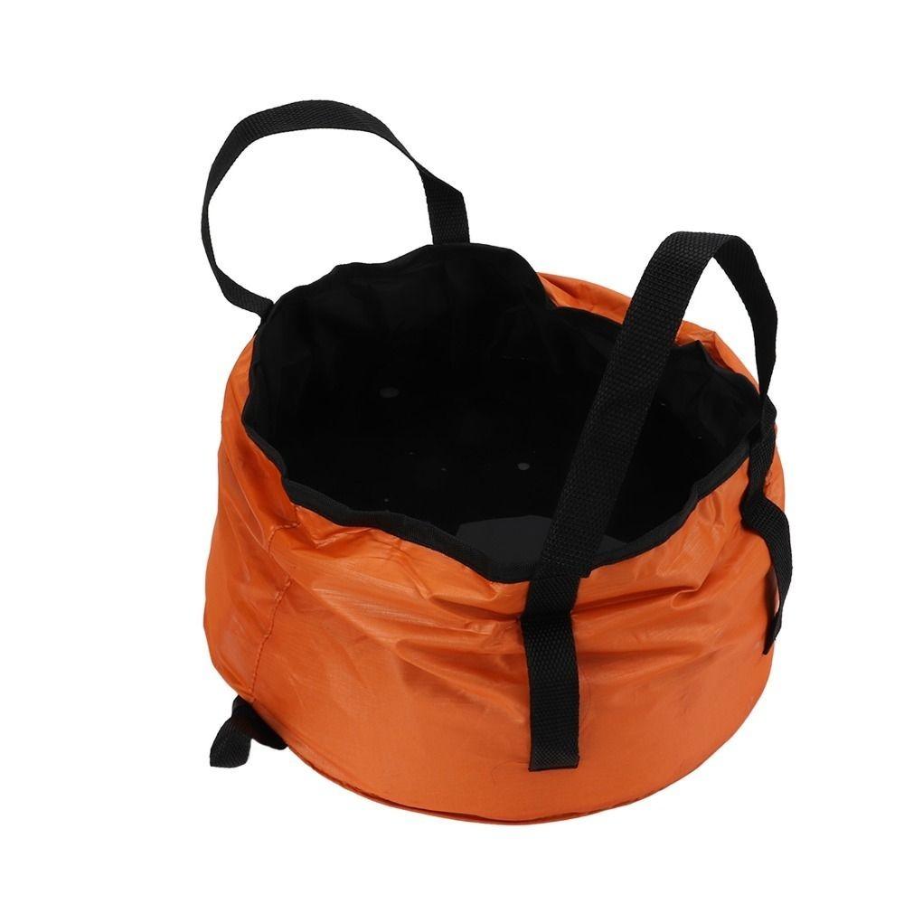 Thickened Collapsible Bucket Leakproof Reinforced Handle Portable Water Container With Storage Bag Lightweight Foldable Bucket