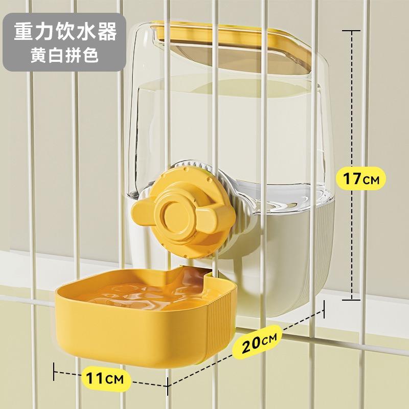 Dog Cage Hanging Water Bottle Pet Large Capacity Candy Color Hanging Cage Water Dispenser Dog Cat Automatic Feeder Accessories