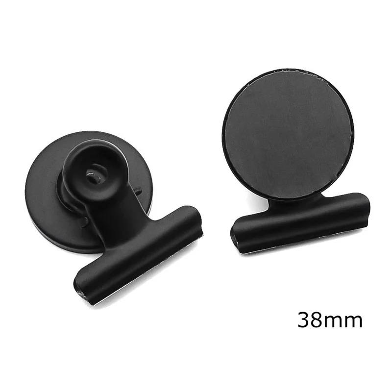 2 Buc. Metal Rotund Autocolante Magnetice de Frigider Clipuri Frigider Perete Memo Notă Mesaj Liante Cleme Suport Magnet Tablă Albă Colorat