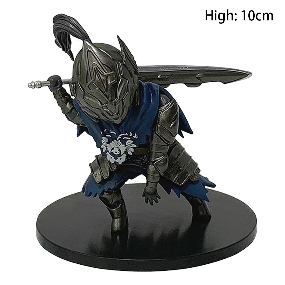 Q Version Dark Souls Anime Actionfigur Solaire Artorias Ornstein Feuerhüterin Puppe Anime Figur Modell Spielzeug für Jungen Geschenke