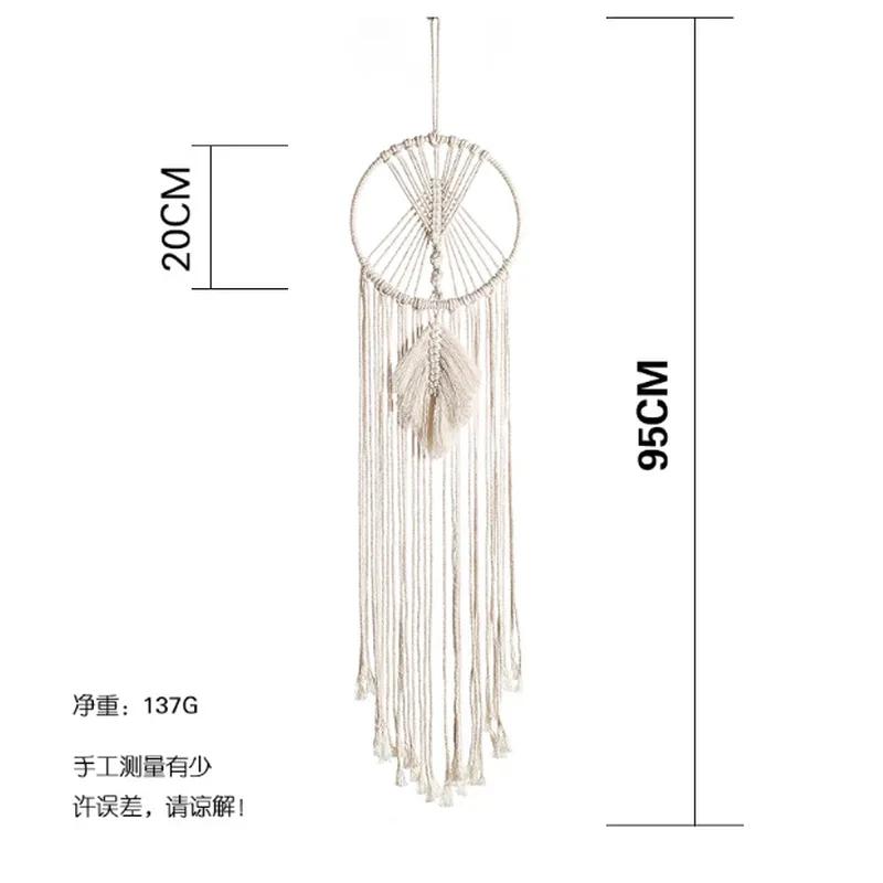 Macrame Dream Catcher Nordic Wall Tapestry Ramadan Home Decoration Eid Mubrack Room Bohemian Children's Nursery