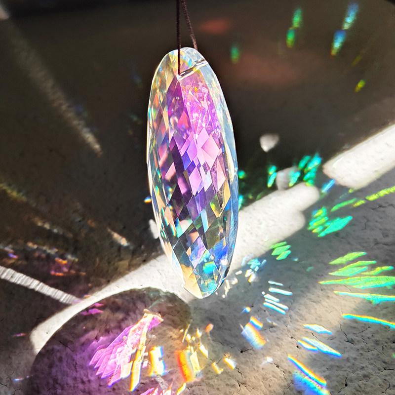Heart Crystal Sun Catcher: Rainbow Prism Light & Shadow Hanging Ornament - Creative Toy Gift for Kids