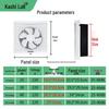 Household Quiet Ventilation Fan for Kitchen, Bedroom, and Bathroom - Energy-Saving and Powerful.