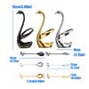 Rustproof Stainless Steel Ice Creams Spoon And Cocktails Fork Pack With Elegant Cygnet Stand Base For Gift
