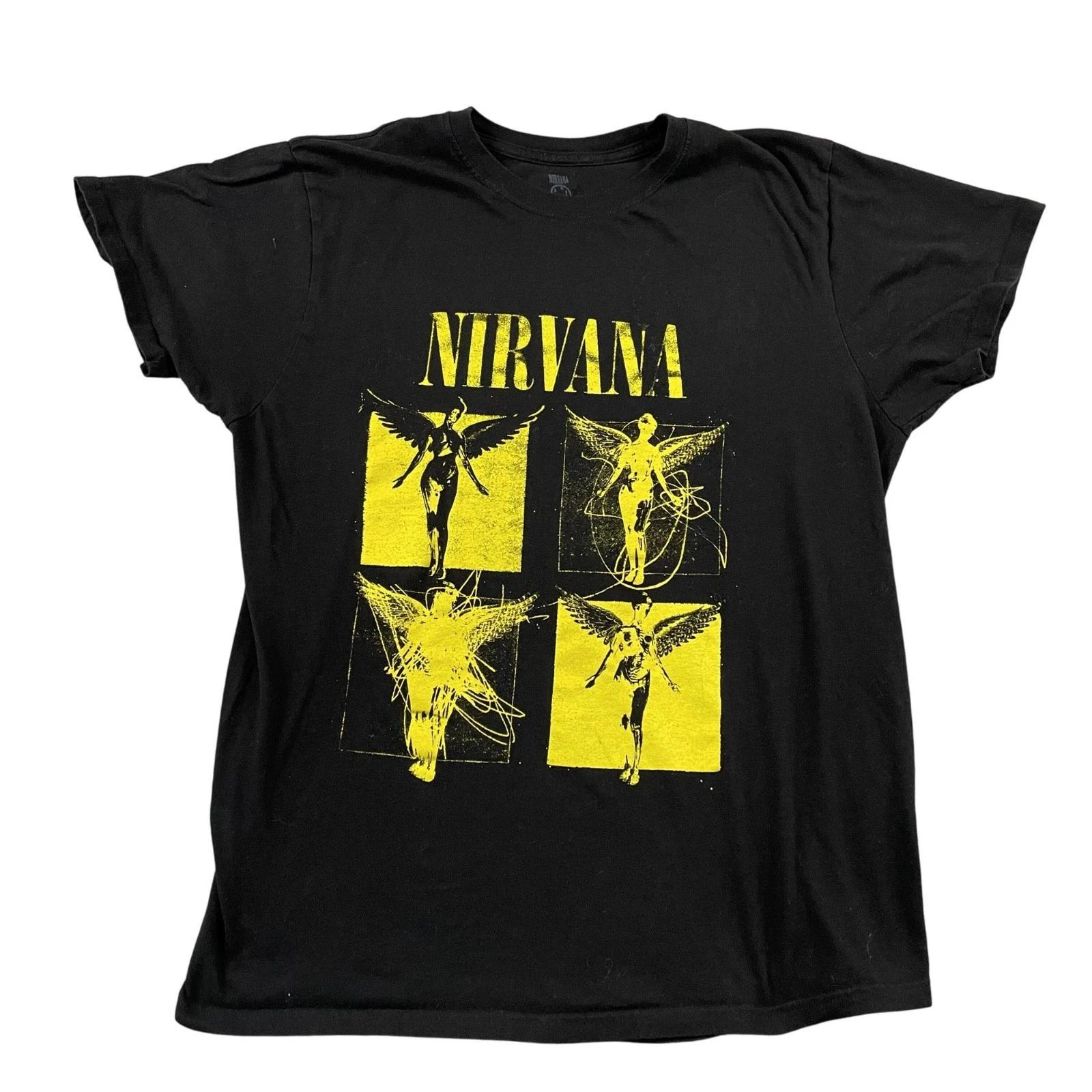Футболка Nirvana In Utero Мужская XL 100% Хлопок Футболка Курта Кобейна 4XL