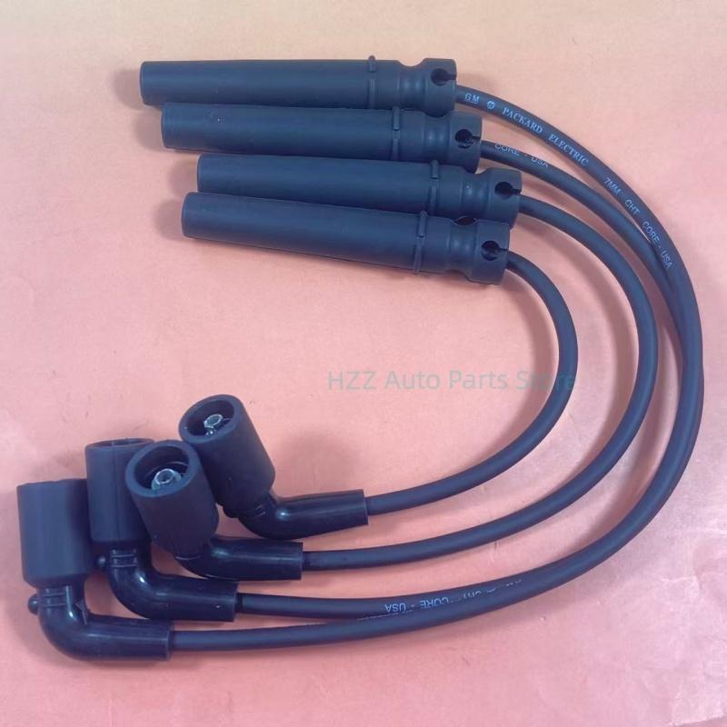 1Set Ignition Wire Set Cable Kit For Buick Old Excelle1.6L Chevrolet Cruze Aveo Nubira Daewoo Kalos Lanos OEM# 96211948 96497773