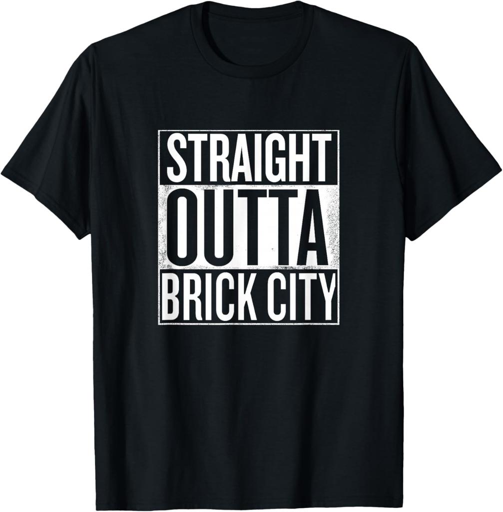 Straight Outta Brick City Shirt T-Shirt