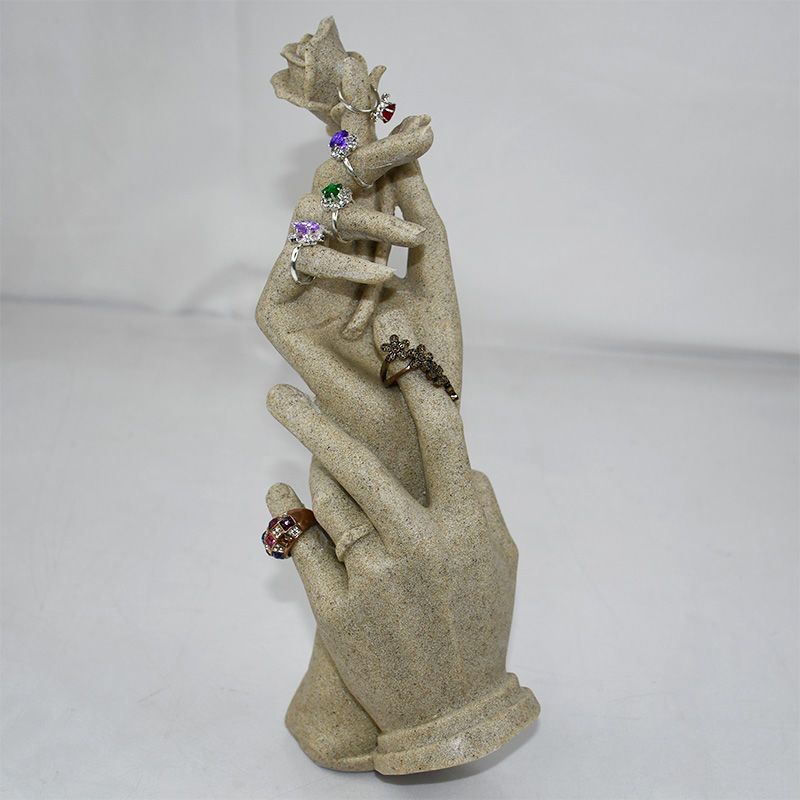 Resin Handmold Jewelry Display Stand Creativering Storage Bracelet Rings Jewelry Display Stand Rack Decoration of Ornaments Prop