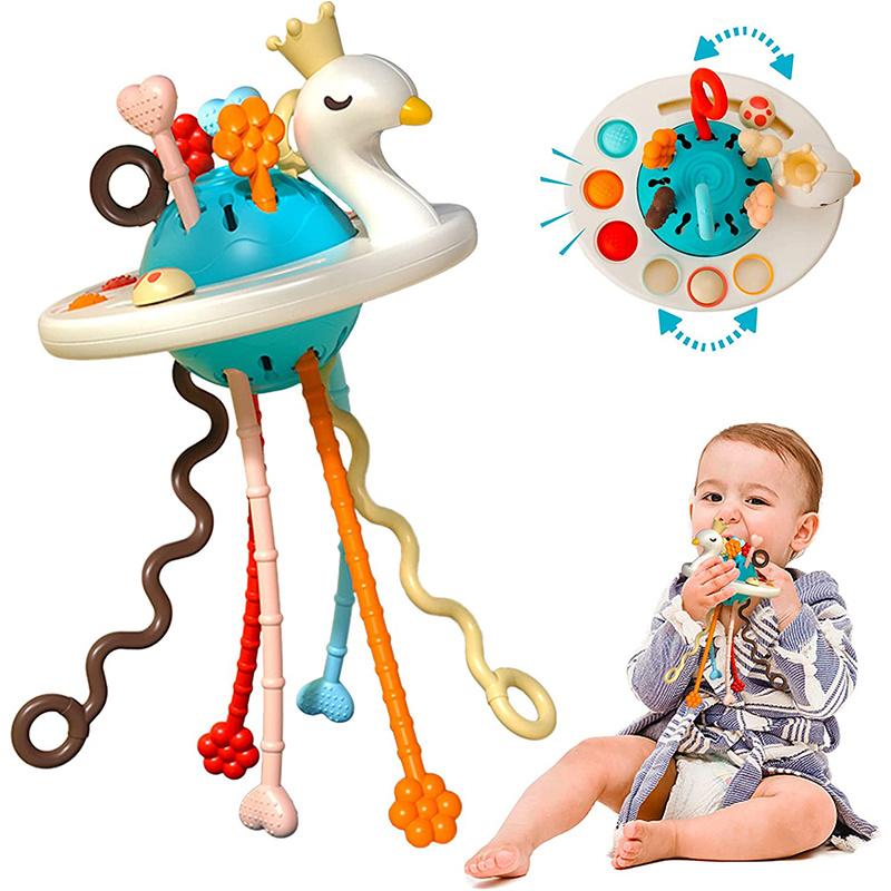 Premium-Quality Montessori High-Standard Pull First-Class String Premium-Quality Sensory Top-Grade Baby Play Sets Superior-Grade 1 Premium-Quality 2