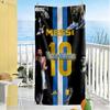 Messi Customize Your Name Beach Towel Quick-Dry Soft Microfiber Suitable for Swimming Gym Camping Yoga Vacation