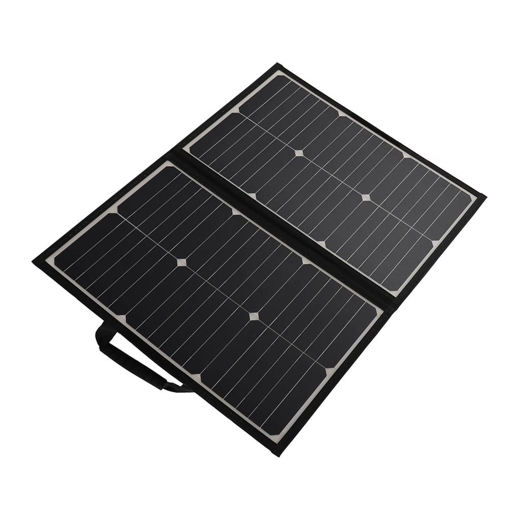60W Portable Foldable Solar Panel Dual USB Ports Monocrystalline Silicon Solar Charger Kit
