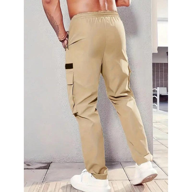 New Men's Casual Spring Autumn Loose Workwear Long Pants