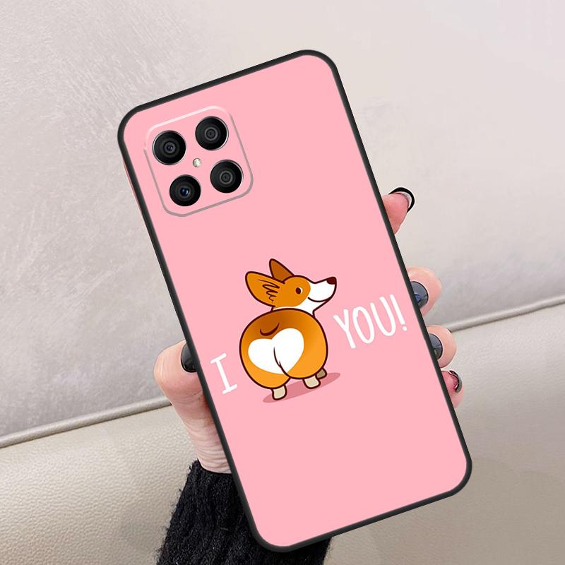 Cute Corgi Dog For Honor Magic 7 Lite 5 6 8 Pro Case For Honor Win RT X9d X9b X9a X9c X8c X8b 200 400 70 90