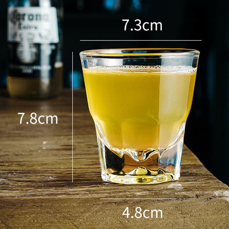 145ml Wine Glass Drinking Whiskey Cups Thick Bottom Spirits Cups Wine Tumblers Beer Mugs Tequila Spirit Glass Aesthetic Bottle
