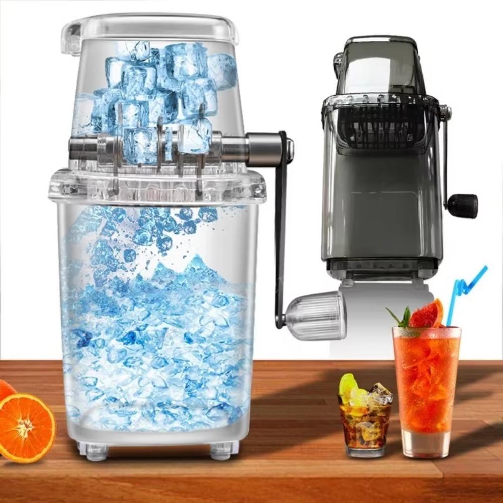 Plastic Ice Shaver Mini Breaking Ice Machine Kitchen Gadget Manual Ice Crusher  Cold Drink
