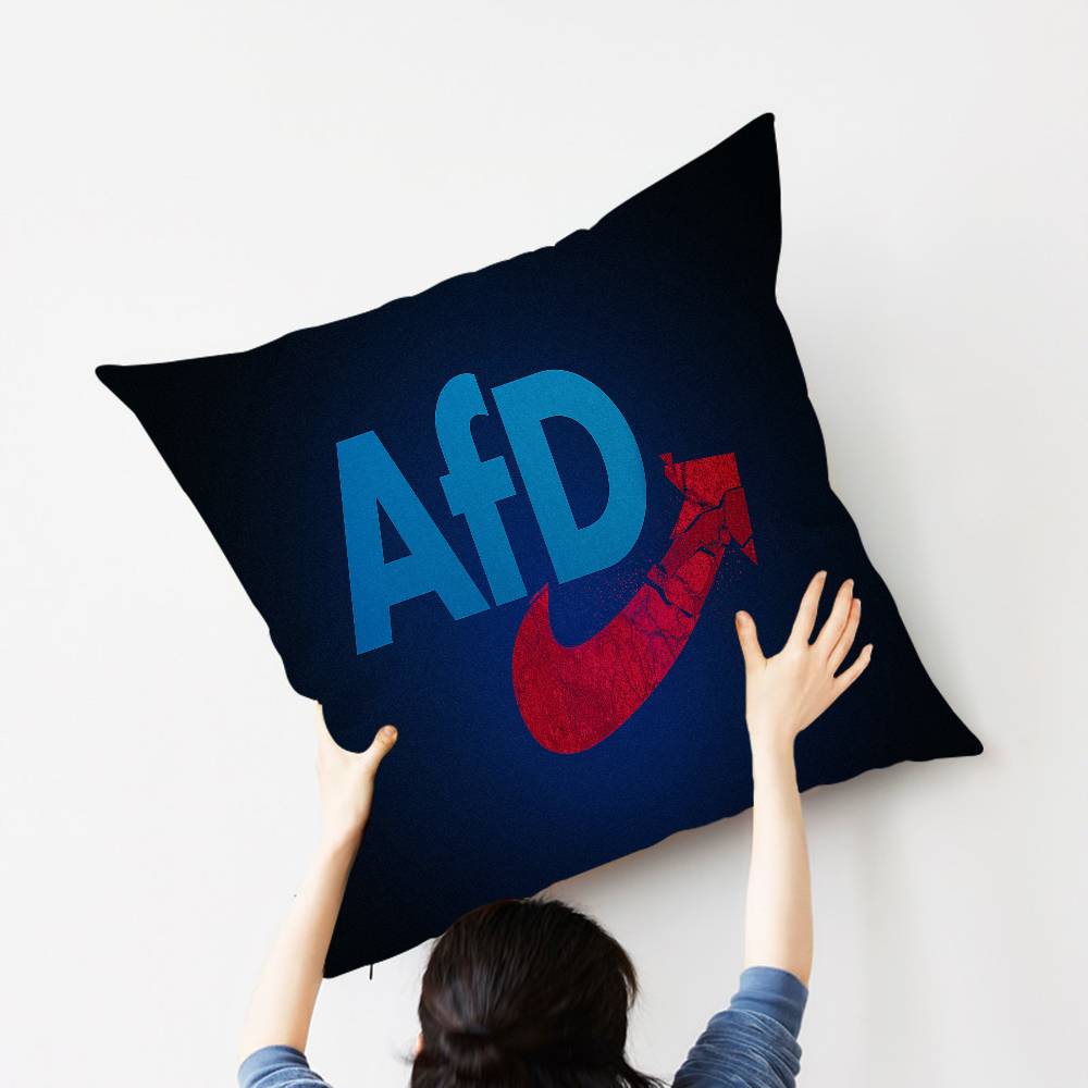 AFD Alternative Ger Germany Flag Pillow Anime Pillow Sofa Bed Head Pillow Cover Cushion Cover 45x45 cm Fashion