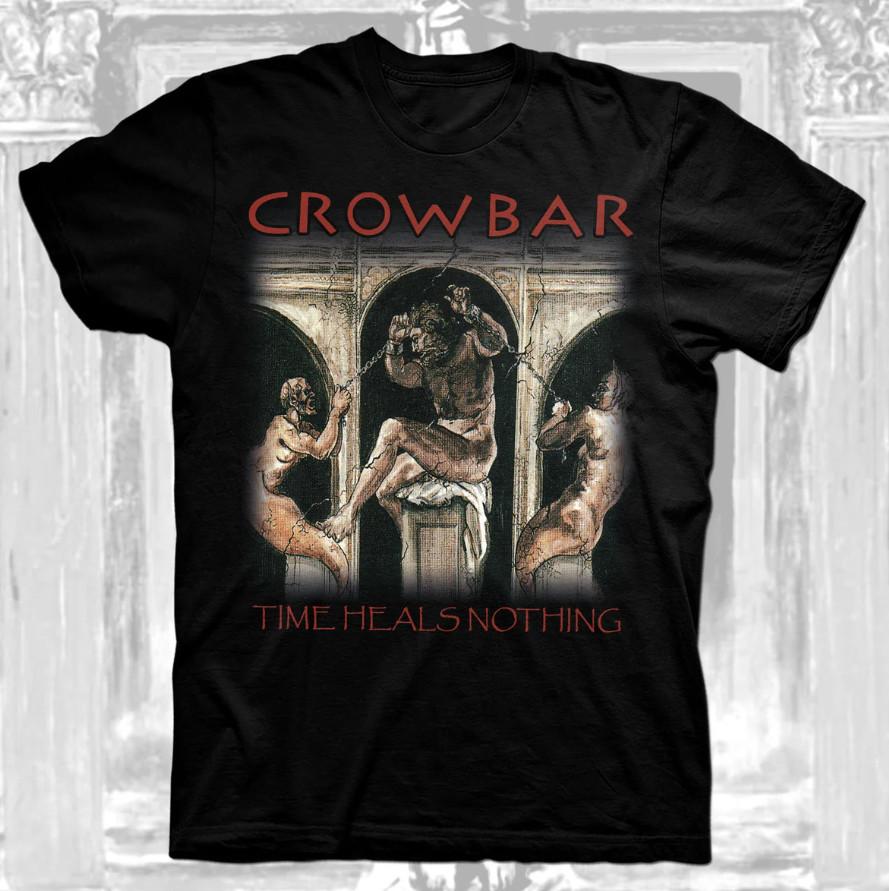 SALE Vtg Crowbar Band Time Heals Nothing tour Cotton Black T Shirt Unisex T-Shirt M