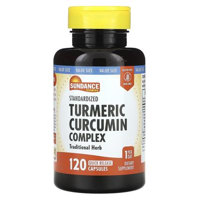 Standardized Turmeric Curcumin Complex, Rapid Release Capsules, 120