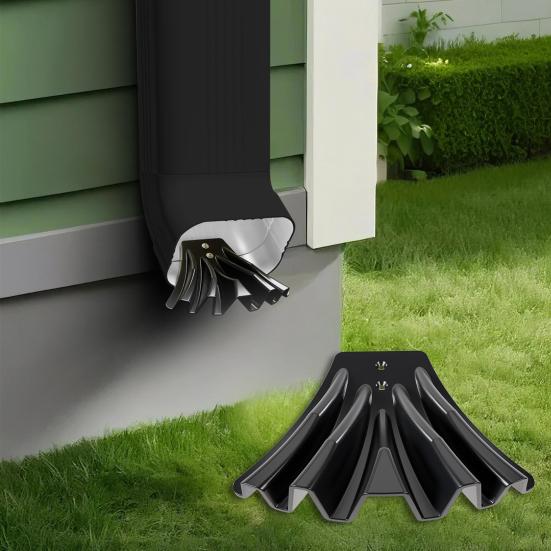 Yousheng Gutter Downspout Diverter Rain Gutter Disperser Gutter Downspout Extension for 3"x 4" And 3" X 2" Downspout Rainwater Dispersal