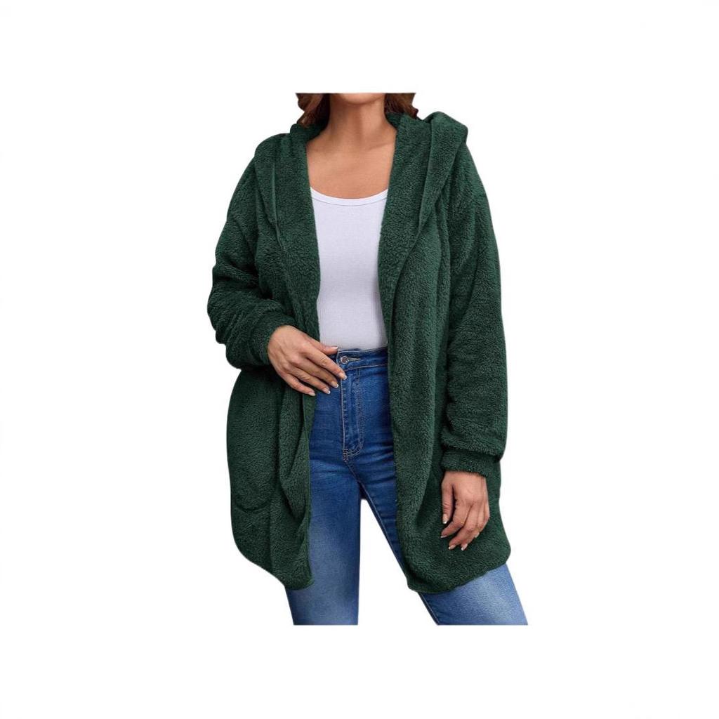 Winter New Style Pullover for Large-sized Women's Loose and Casual Coat