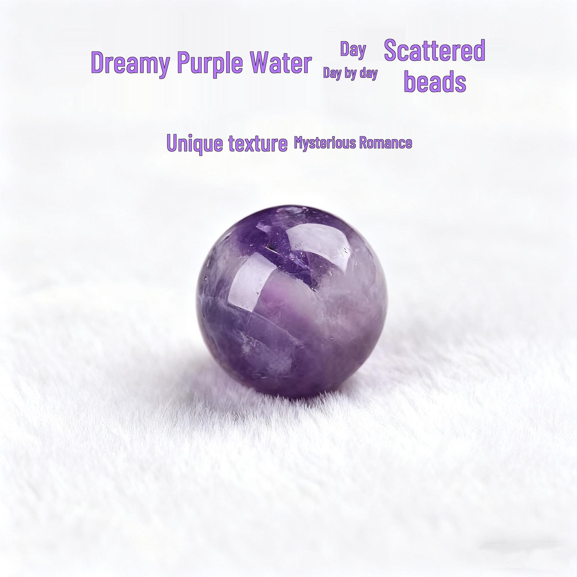 

Натуральные аметисты Дрим (Dream Amethyst), россыпью, круглые бусины для изготовления браслетов и аксессуаров для ручной работы 12mm Bead (1 piece)