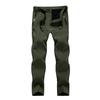 Mens Womens Winter Fleece-Lined Softshell Pants Windproof Thermal Hiking Skiing Outdoor Trousers