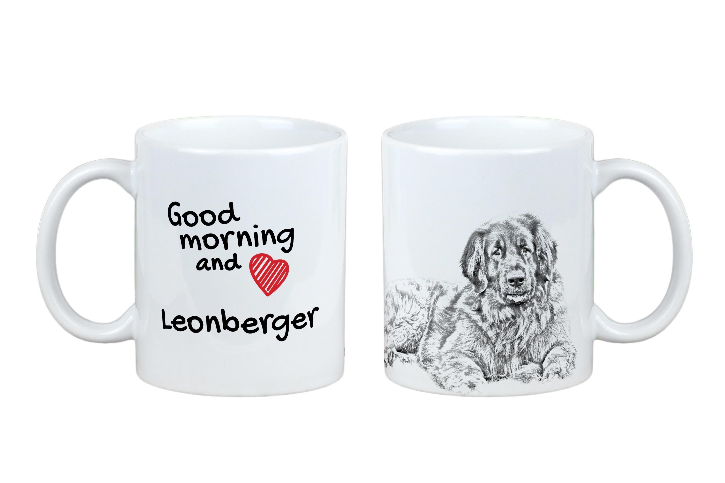 

Leonberger - cup with a dog, personalized cup with a print, a classic gift for everyone from the Art-Dog brand білий
