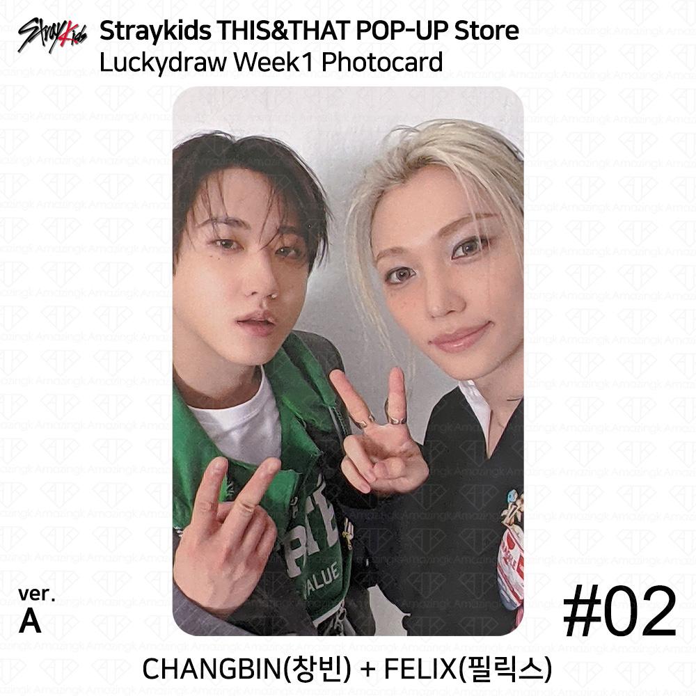 Stray Kids SKZ 10° Mini Album THIS & THAT POP-UP 1 Settimana Lotteria Fotocarte