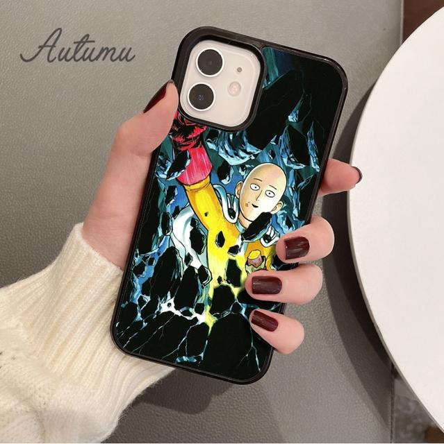 ONE PUNCH MAN Phone Case for iPhone 11 12 13 14 Pro Max mini X XR XS SE 2020 5 6S 7 8 Plus Samsung Galaxy S21 S22 Cover shell