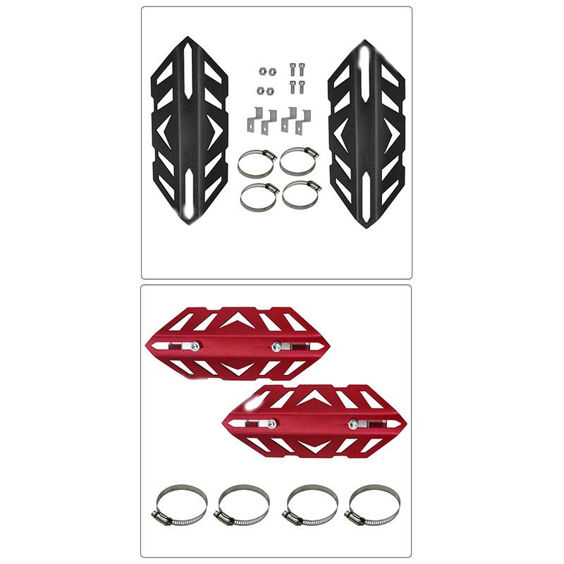 Motosiklet Çatal Muhafızları, 2 Adet Motosiklet Ön Çatal Amortisör Kapağı Alüminyum