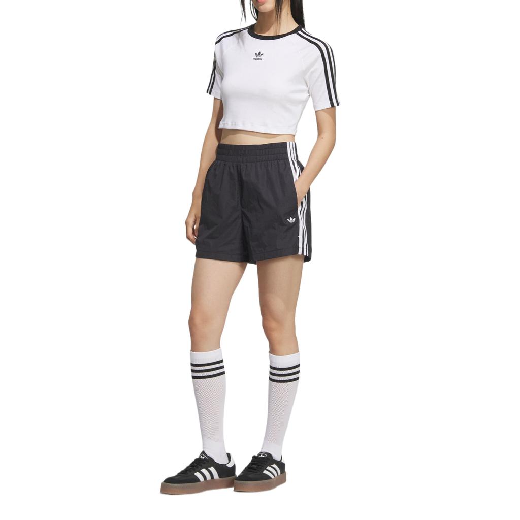 adidas Originals 3 Stripes Sports Shorts Women's Black KF0319