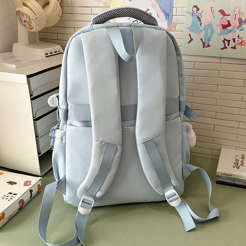 Women's Travel Backpack College Style Large Capacity Backpack Student Schoolbag Computer Bag with Coin Purse