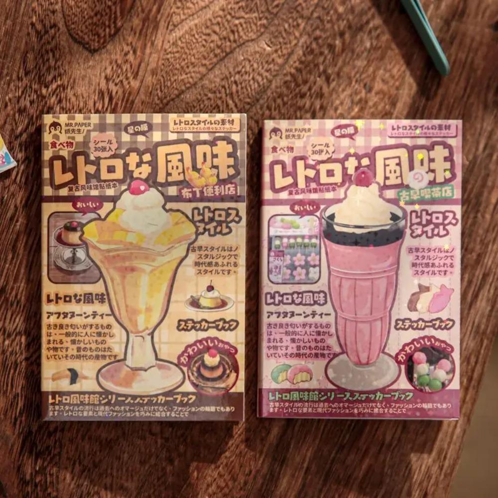 Söta DIY Dekorativa Klistermärken Retro Smak Husserien Scrapbook Klistermärken Telefondekoration