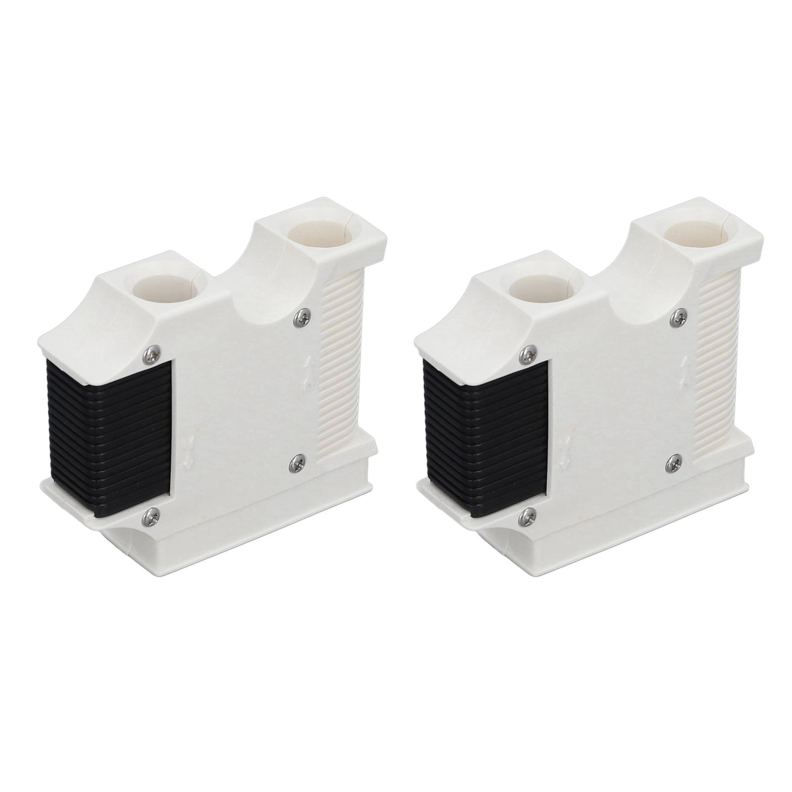 

2PCS Boat Fender Hanger Crashproof Multifunctional PA Boat Rail and Cleat Fender Clip