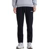 Li Ning Table Tennis Series Comfortable Casual Simple Straight Leg Fleece Thick Knitted Sports Pants Unisex Bottoms Black AKLUDM93-1