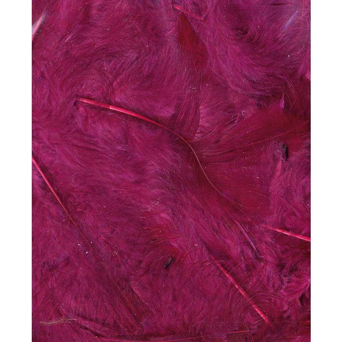 PLUMES BORDEAUX - 12 CM