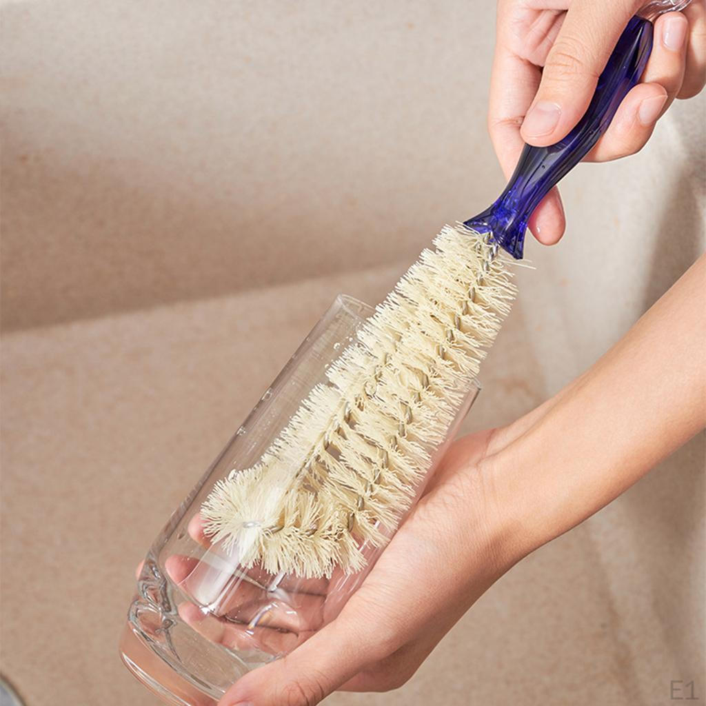Brush Multi-Function Glassware Cleaning Bottle Cleaner for Goblets Champagne Flutes