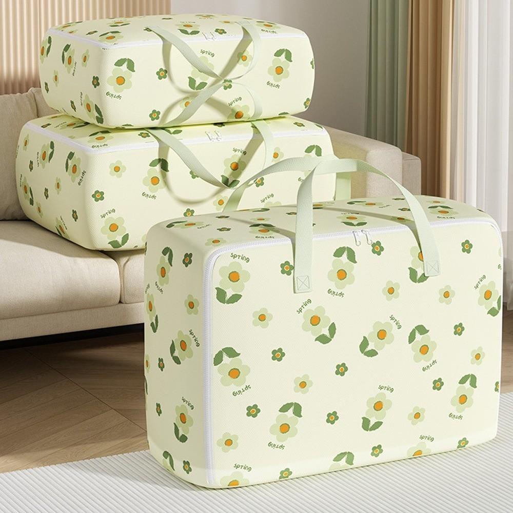High Quality Print Quilt Storage Bag Non-Woven Large-capacity Moving Bag Foldable Portable Clothing Finishing Pouch Household