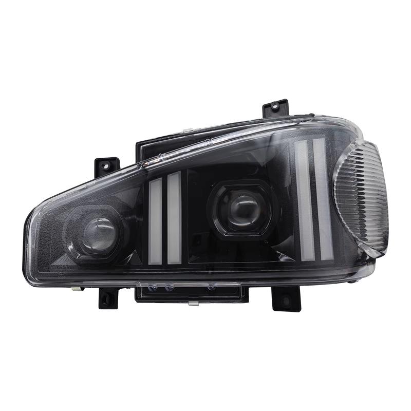 LED Headlight Assembly with DRL for FAW Jiefang J6/J6P/J6M - Double Lens Modified
