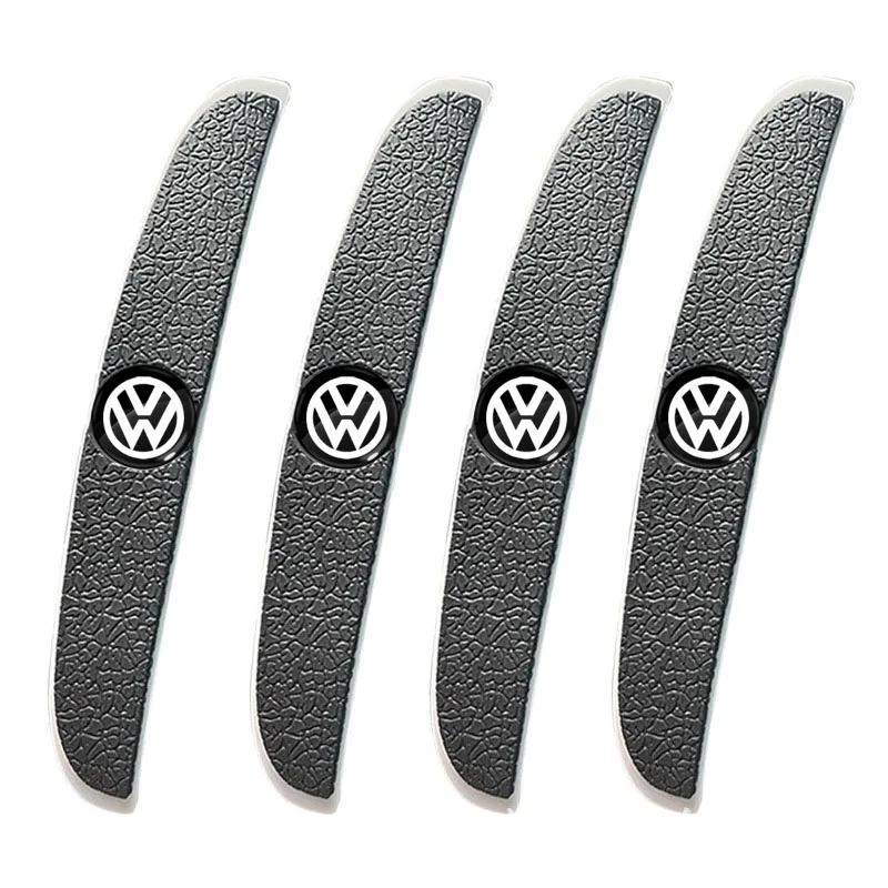 

4pcs Car Door Anti-collision Bumper Strips Sticker Car Accessories For Volkswagen Polo Passat B5 B6 T4 T5 4 5 6 Tiguan Jetta Gol