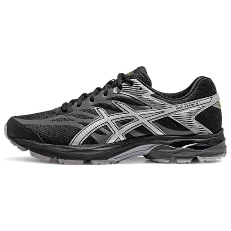 ASICS Gel-Flux 4 Black Silver Men s 1011B832-001 EU 42