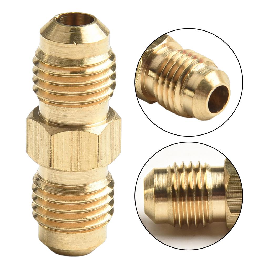 Brass Brass Gas Hose Connector Left Handed Threads Coupling