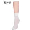 Ladies Spring and Autumn Thin Mesh Hollow Breathable Simple Solid Color Hollow Ear Side Pile Socks