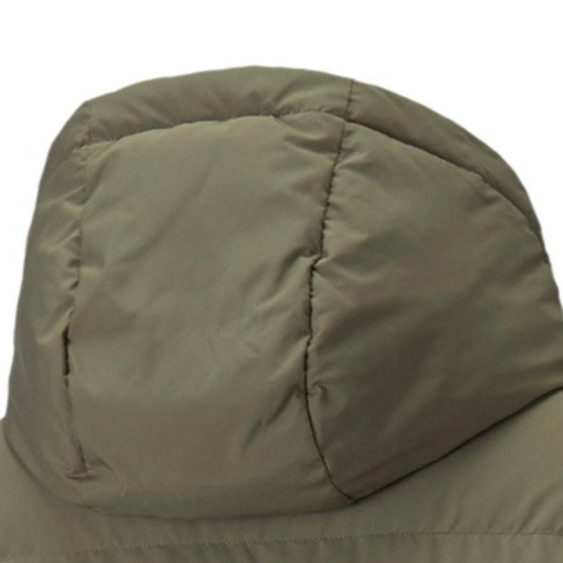 Puma Solid Color Hooded Logo Print Down Jacket Men outerwear Green 587722-44