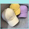 Unisex Cotton Embroidered Baseball Cap With Curved Brim For Summer Sun Protection