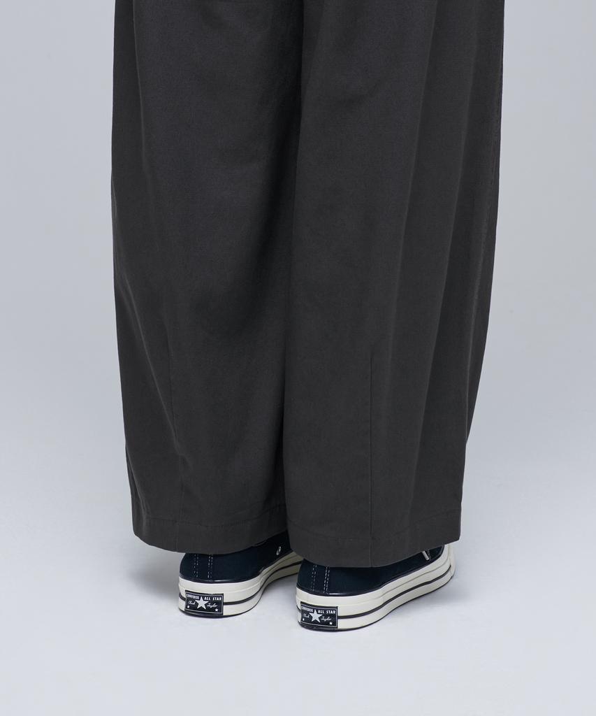 MUSINSA STANDARD Cotton Wide Balloon Pants [Dark Gray]