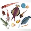 Plastic Ancient Marine Animal Toy Figures Nautilus,Baculites,Cephalaspis,Opabinia,Dunkleosteus Prehistoric Educational Toys